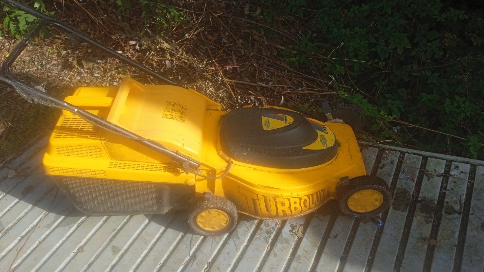 tondeuse électrique avec bac récolteur en état de marche, Jardin & Terrasse, Enlèvement