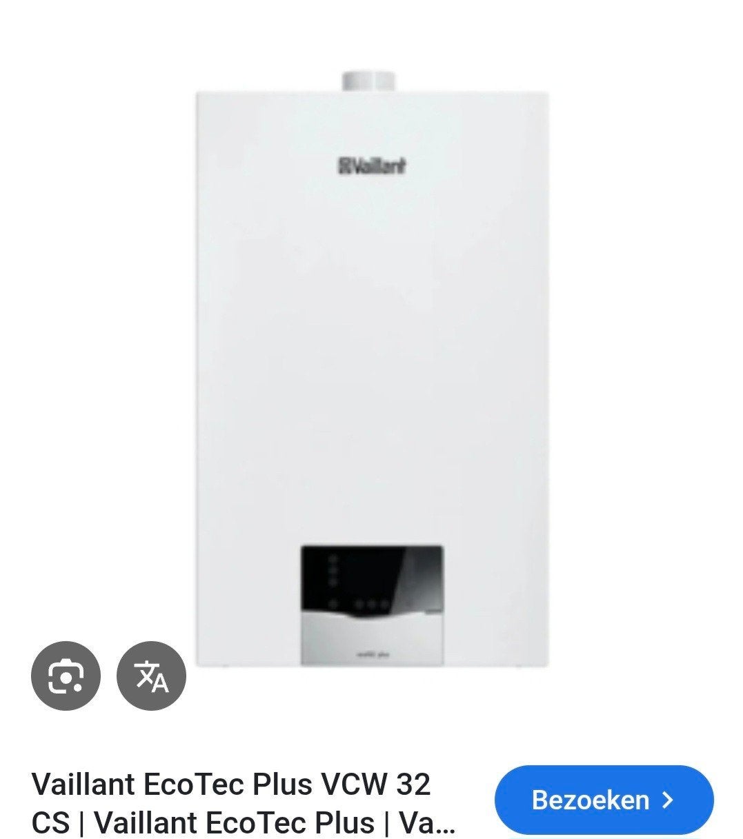 Vaillant ecotec plus  cs32 + aansluitset, Ophalen, Nieuw