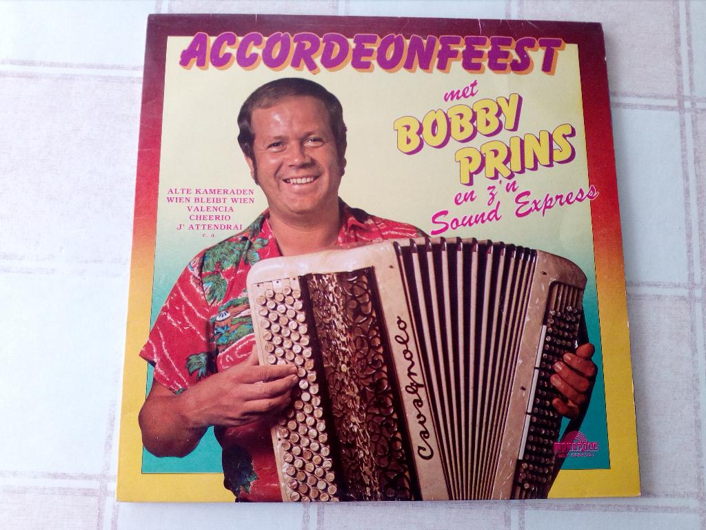 Accordeonfeest - Bobby Prins, Ophalen, Gebruikt, Overige genres, 1980 - 1989