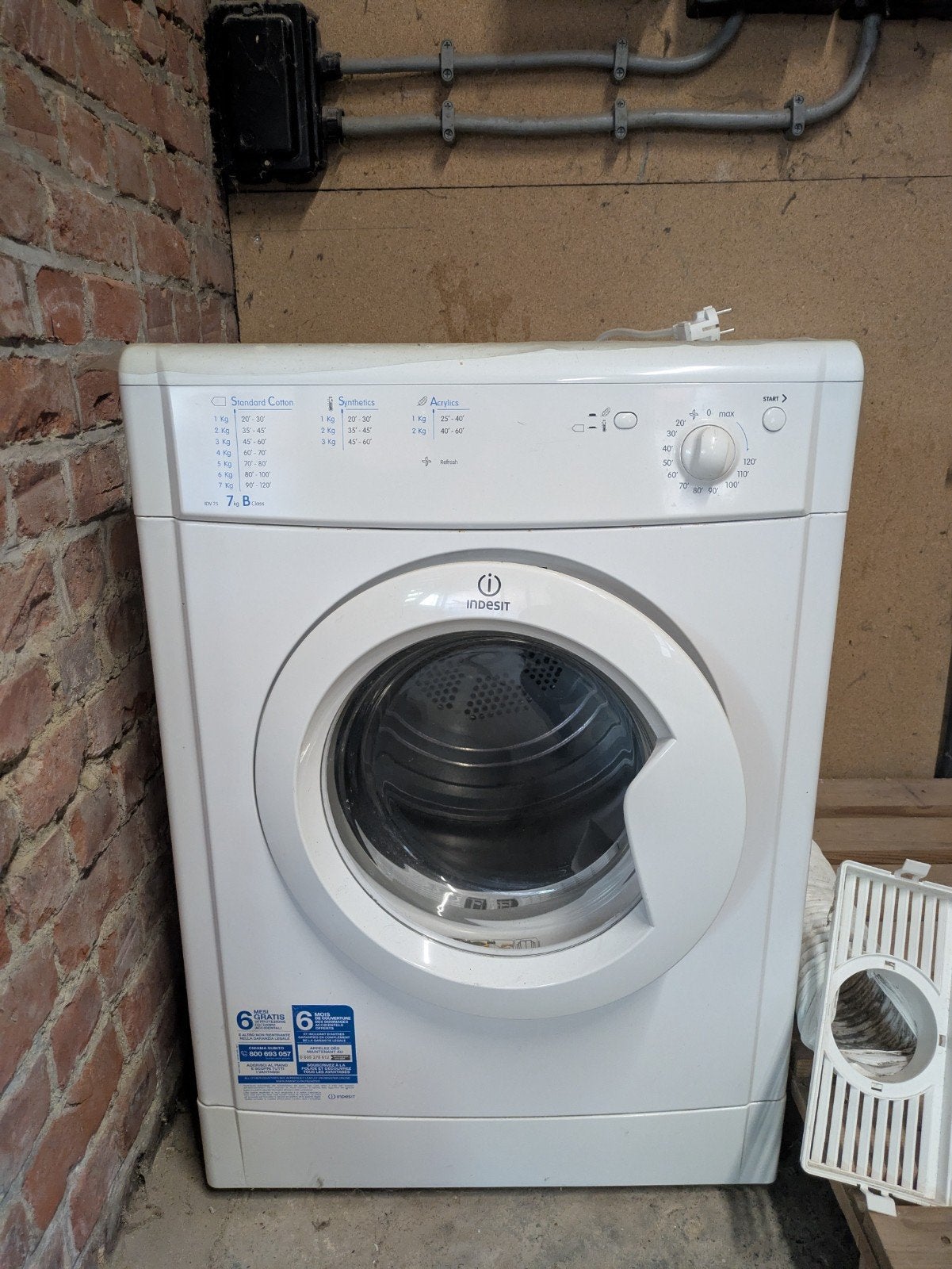 armoire de séchage, Enlèvement