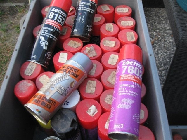 Grote partij onderhoudsproducten Kent Loctite Marly Riwax, Enlèvement