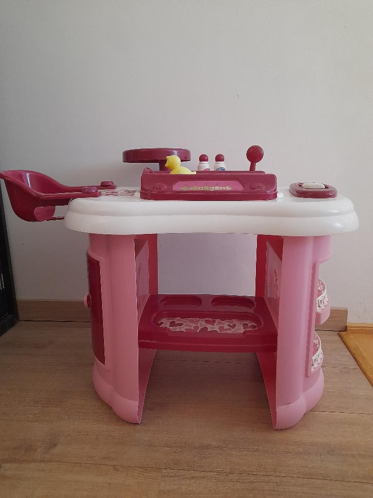 Table multifonction pour poupée smoby, Ophalen, Gebruikt, Accessoires