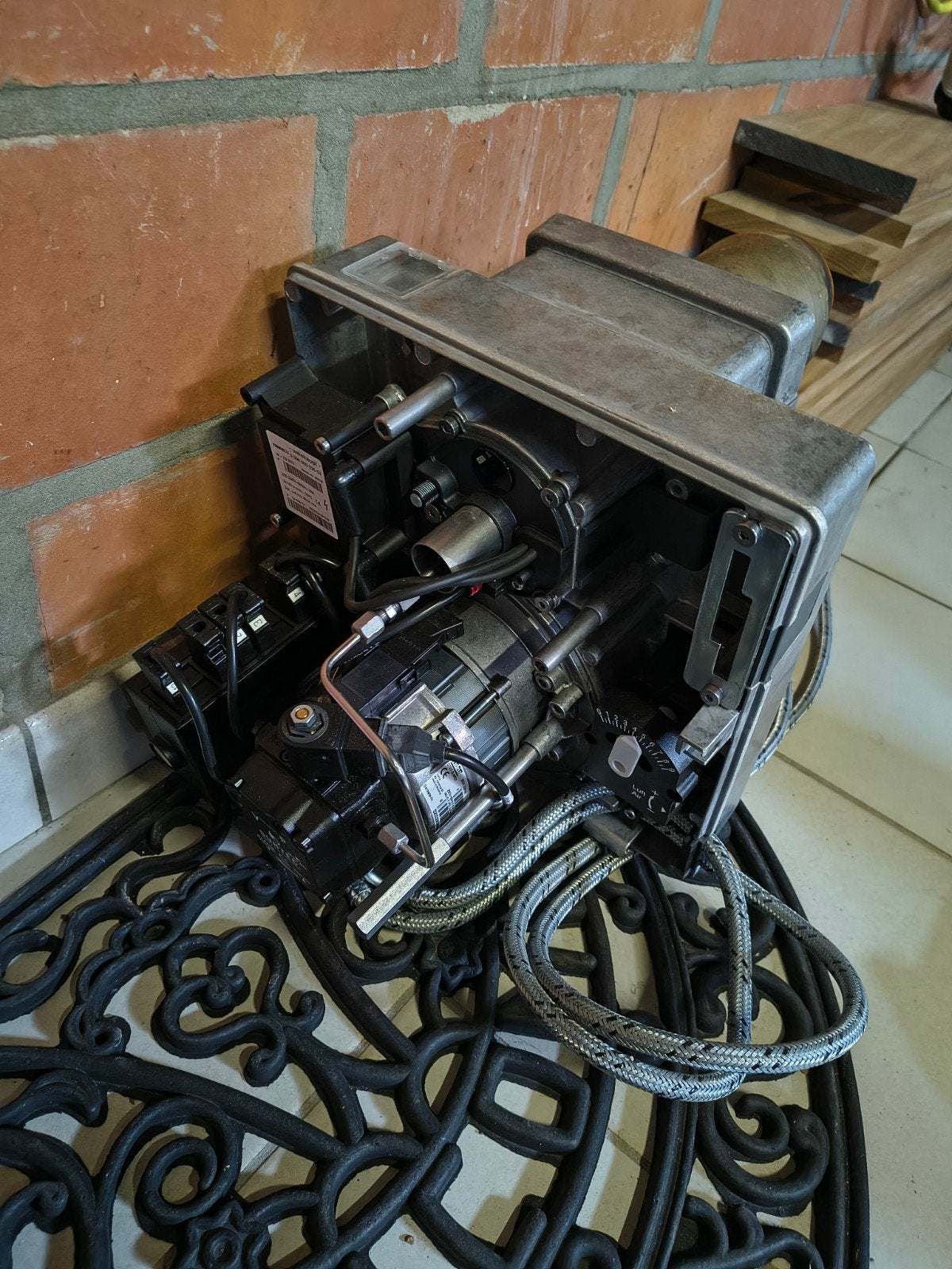 brander voor stookolieketel, Enlèvement