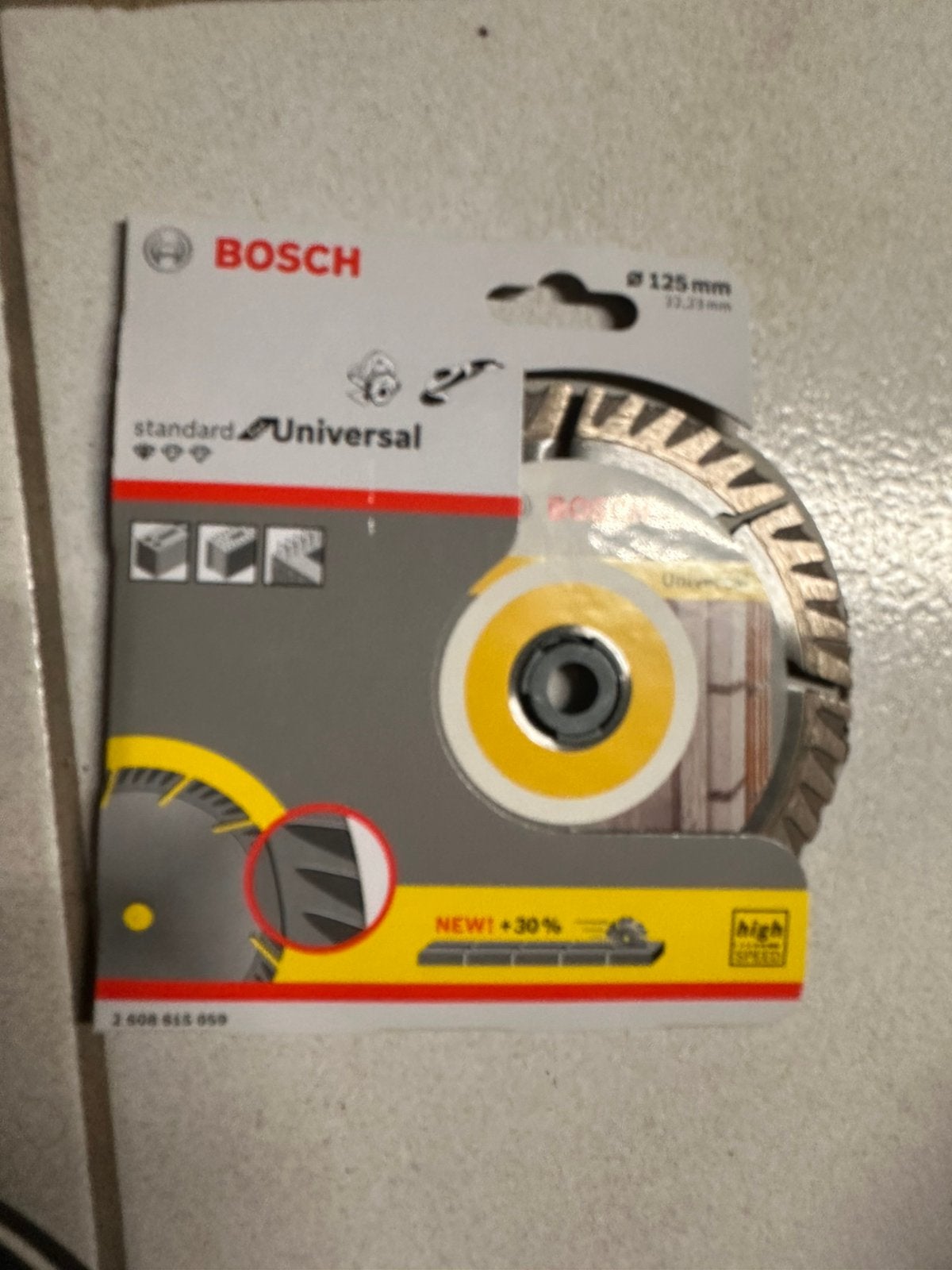 B osch Accessoires Diamantschijf standaard for Universal 125, Doe-het-zelf en Bouw, Gereedschap | Slijpmachines, Ophalen, Nieuw