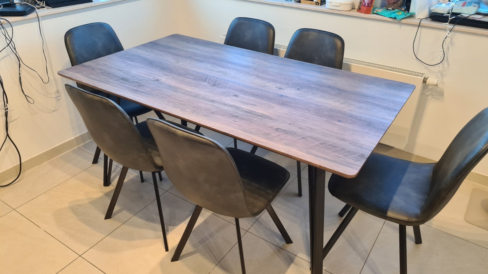 Table à manger en bois massif, Maison & Meubles, Tables | Tables à manger, Enlèvement