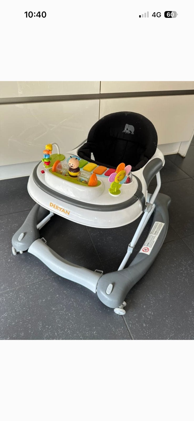 4-in-1 Loopstoel DERYAN, Kinderen en Baby's, Ophalen, Zo goed als nieuw