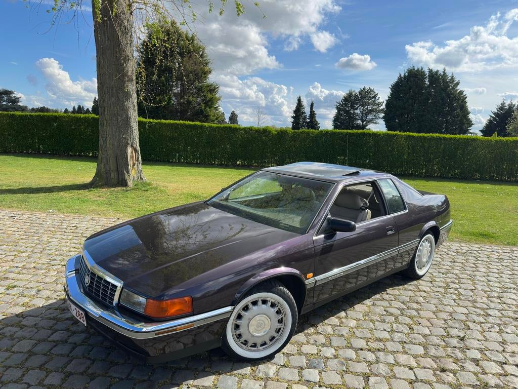 Cadillac Eldorado 1993 - 4.9 V8 - Prune foncée métallisée, Autos, Cuir, Achat, Autres couleurs, 5 places