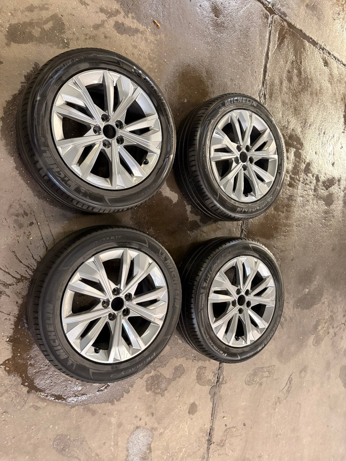 Jantes peugeot 215/55/R17, Enlèvement, 17 pouces, Jante(s)