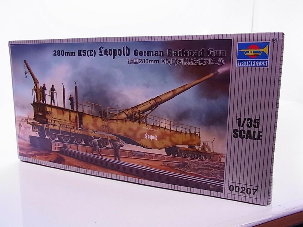 Trompettist (00207): Leopold K5-kanon (280 mm) om 1:35, Overige merken, Tank, 1:32 tot 1:50, Nieuw