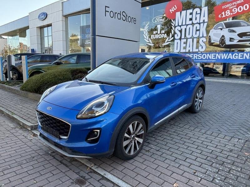 Ford Puma TITANIUM X 1.0i EcoBoost mHEV 125ps - 92kW M6 *OC3, Autos, Achat, Puma, Euro 6, Noir