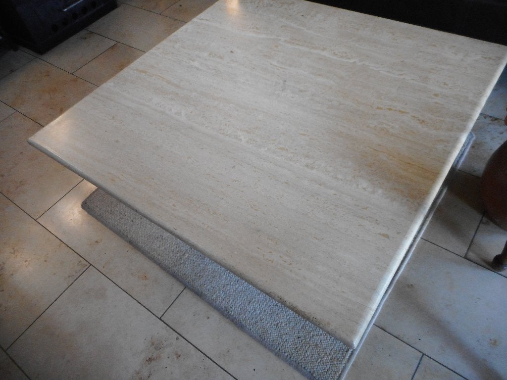 Salontafel Travertin, Ophalen, Zo goed als nieuw