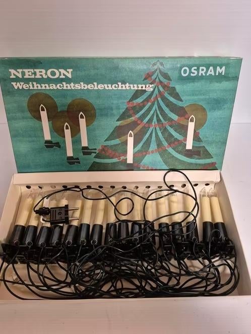 Vintage Osram kerstverlichting, Ophalen of Verzenden