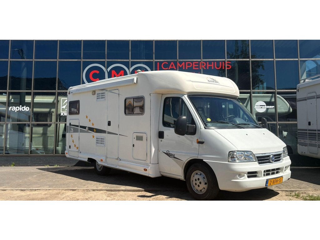 Elnagh Gigant Airco,XLGarage,Vastbed, Caravans en Kamperen, Ringverwarming, Boiler, Elnagh, 6 tot 7 meter
