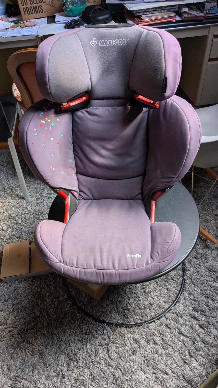 Maxi-cosi ferofix confetti, Kinderen en Baby's, Autostoeltjes, Ophalen, Gebruikt, 15 t/m 36 kg, Verstelbare rugleuning