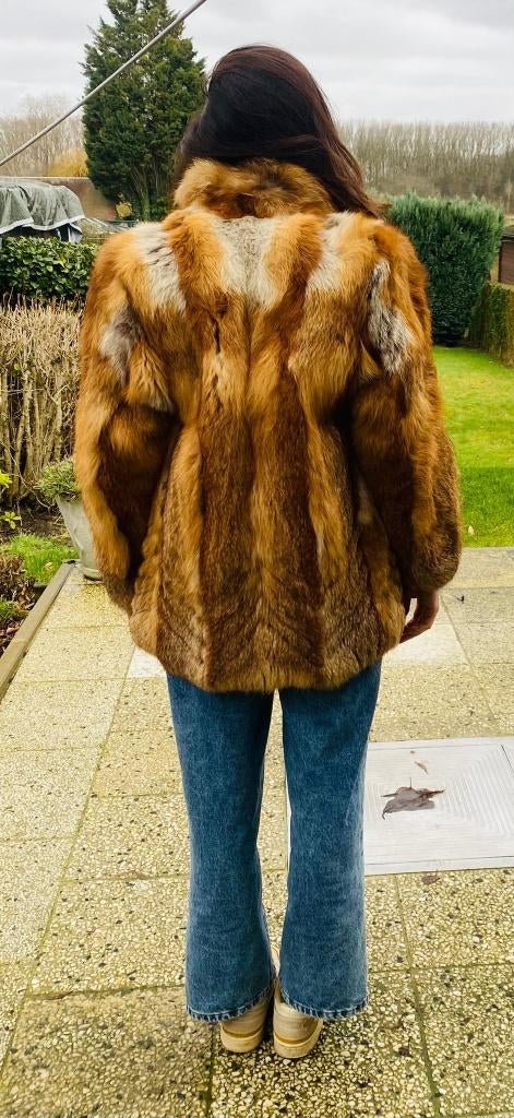 nerts bontjas, Kleding | Dames, Jassen | Winter, Ophalen, Zo goed als nieuw, Maat 42/44 (L), Bruin