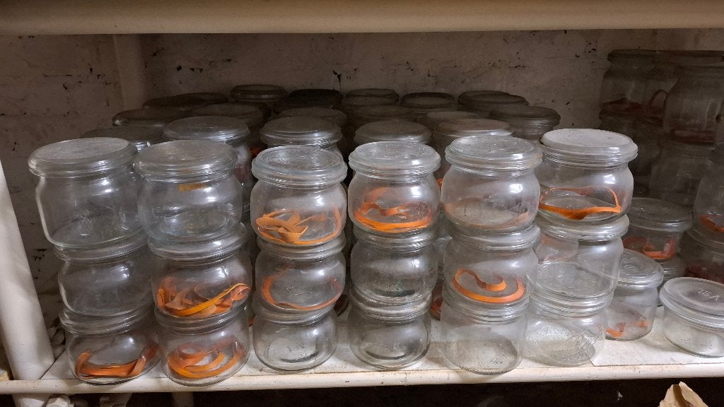 149 CONSERVEERPOTTEN, Ophalen, Gebruikt, Pot, Bus of Blik, Glas