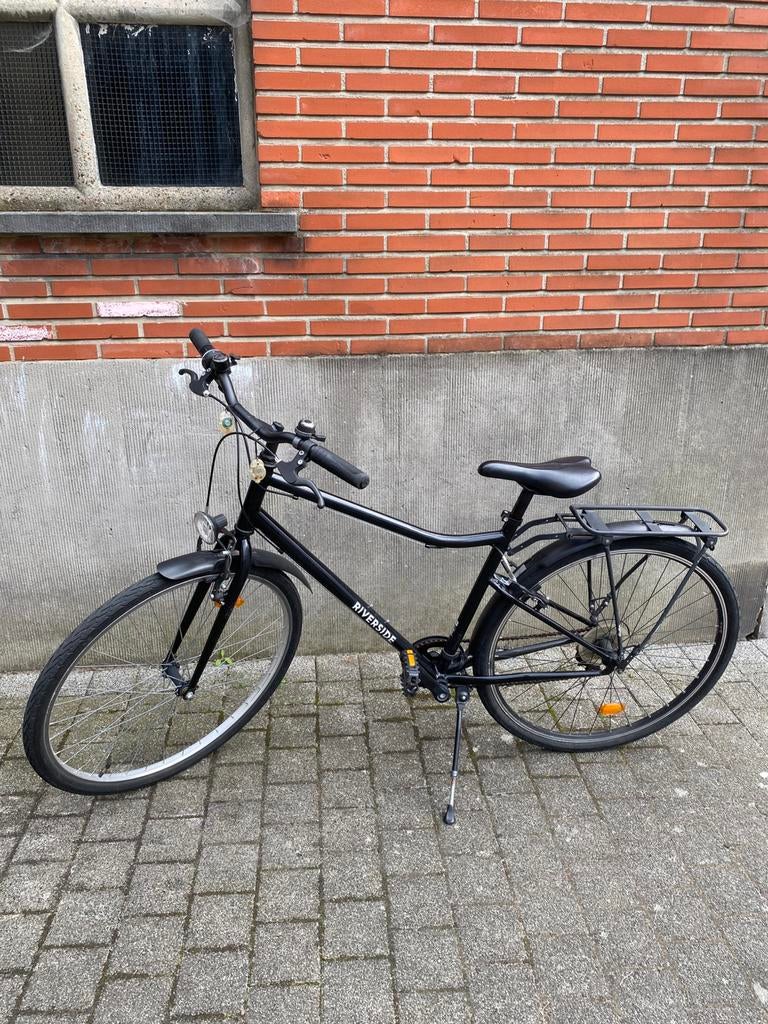 Riverside herenfiets | Decathlon, Vering, Velgrem, Zo goed als nieuw, 53 tot 57 cm