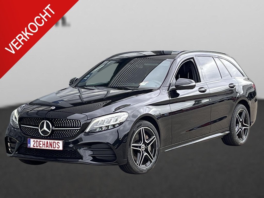 Mercedes-Benz C-Klasse Break 300 de AMG Sport Edition, Automaat, 4 cilinders, Zwart, Plug-in hybride
