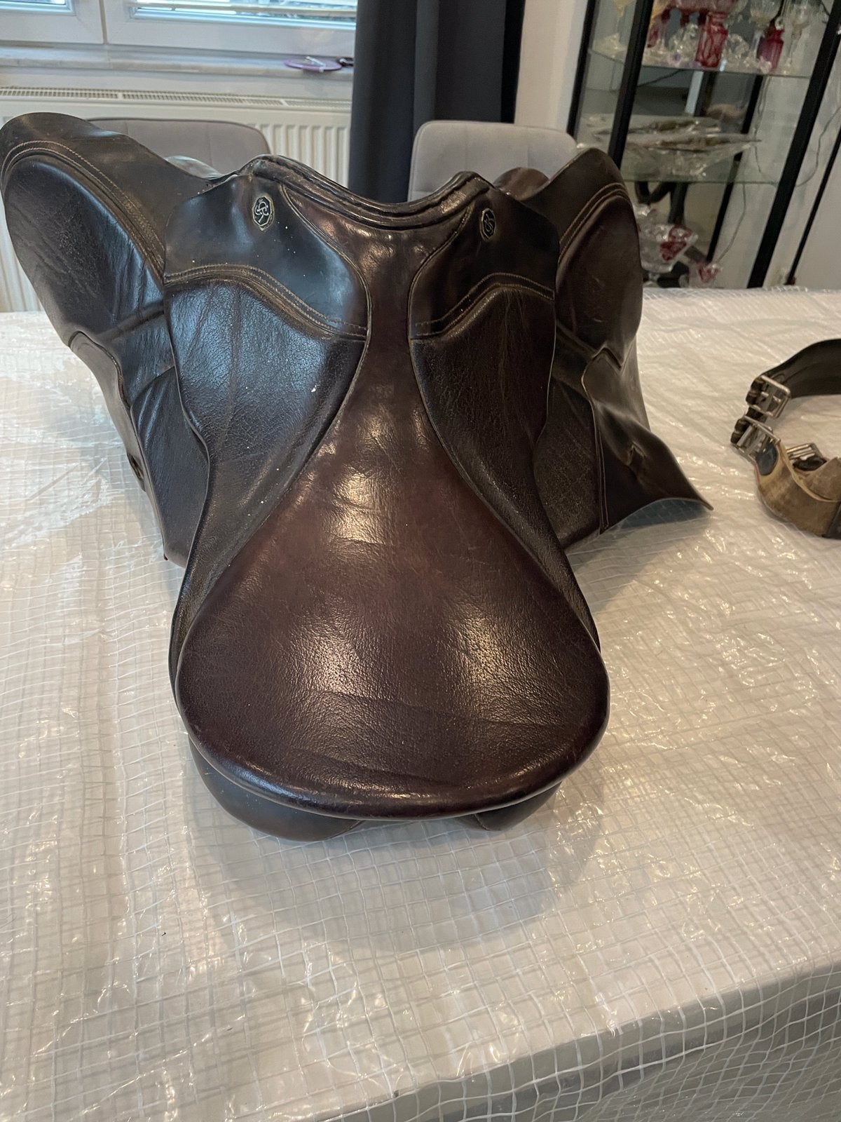 Selle de cheval en cuir marque allemande Georg Kieffer, Enlèvement, Comme neuf, Kieffer