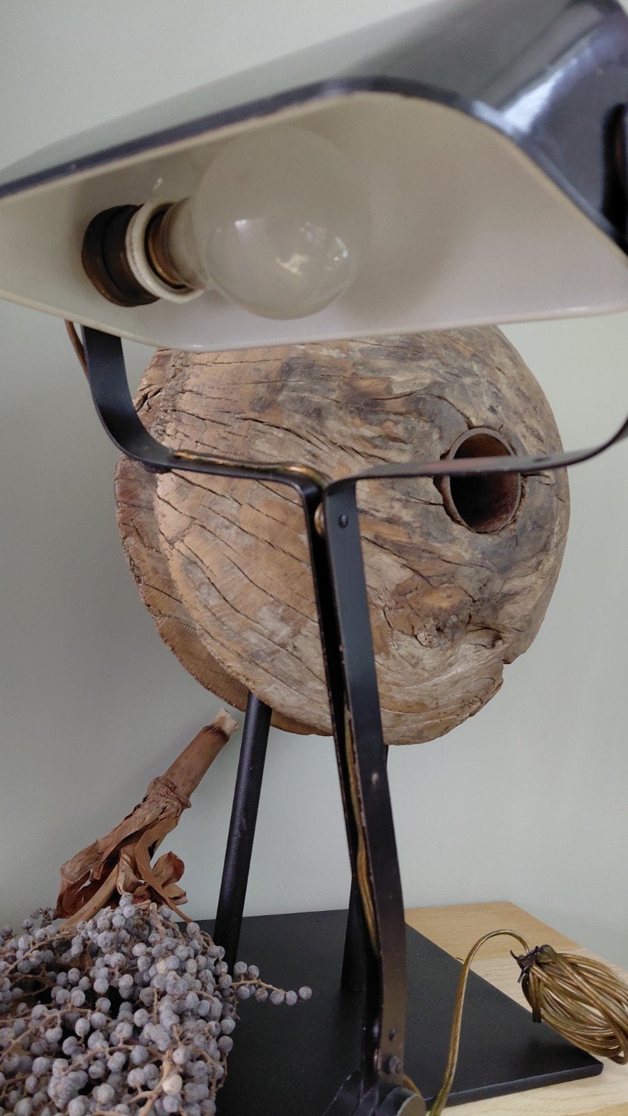 Vintage Erpe Bureaulamp model 52 zwart, Ophalen of Verzenden