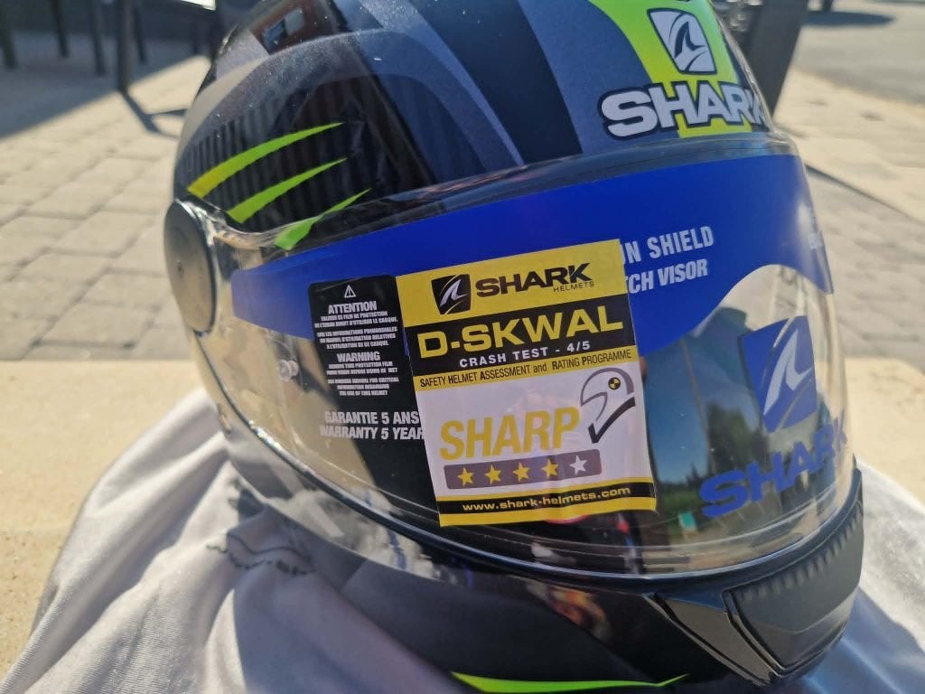 Neuf Casque Moto Shark D-skwal Mercurium taille M, Motos, Vêtements | Casques de moto, M, Enlèvement, Neuf, sans ticket, Casque intégral