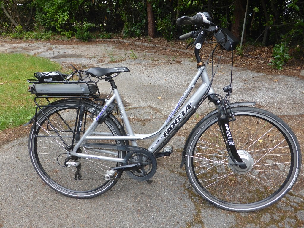 elektrische damesfiets norta 36v met lader en slechte accu, Enlèvement, Utilisé
