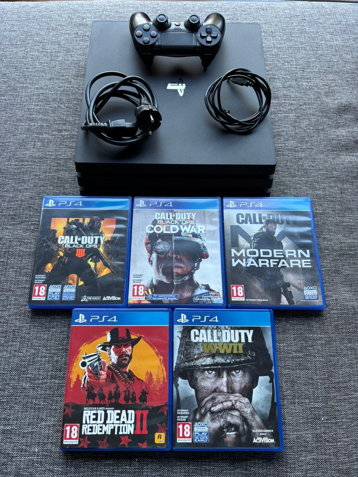 Playstation 4 Pro + games, Games en Spelcomputers, Ophalen, Met games, Zo goed als nieuw, 1 TB