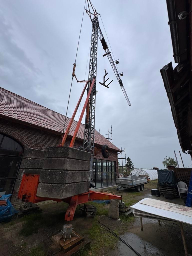 Arcomet Bouwkraan, Enlèvement, Grue