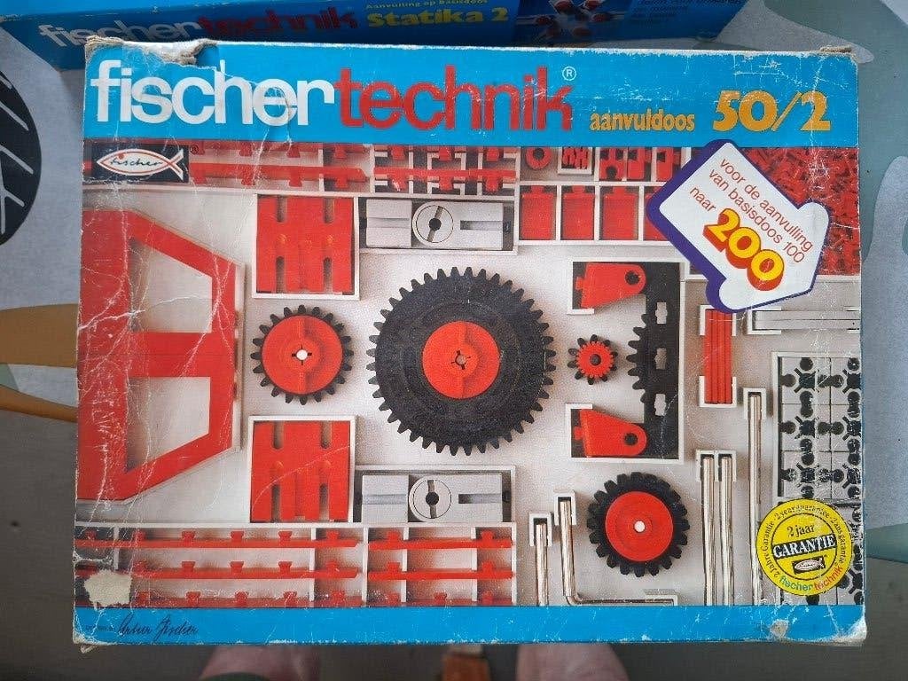 Fischer technik 5 stuks statika 1en2 ,200S aanvuldoos 50/2, Enlèvement ou Envoi, Utilisé