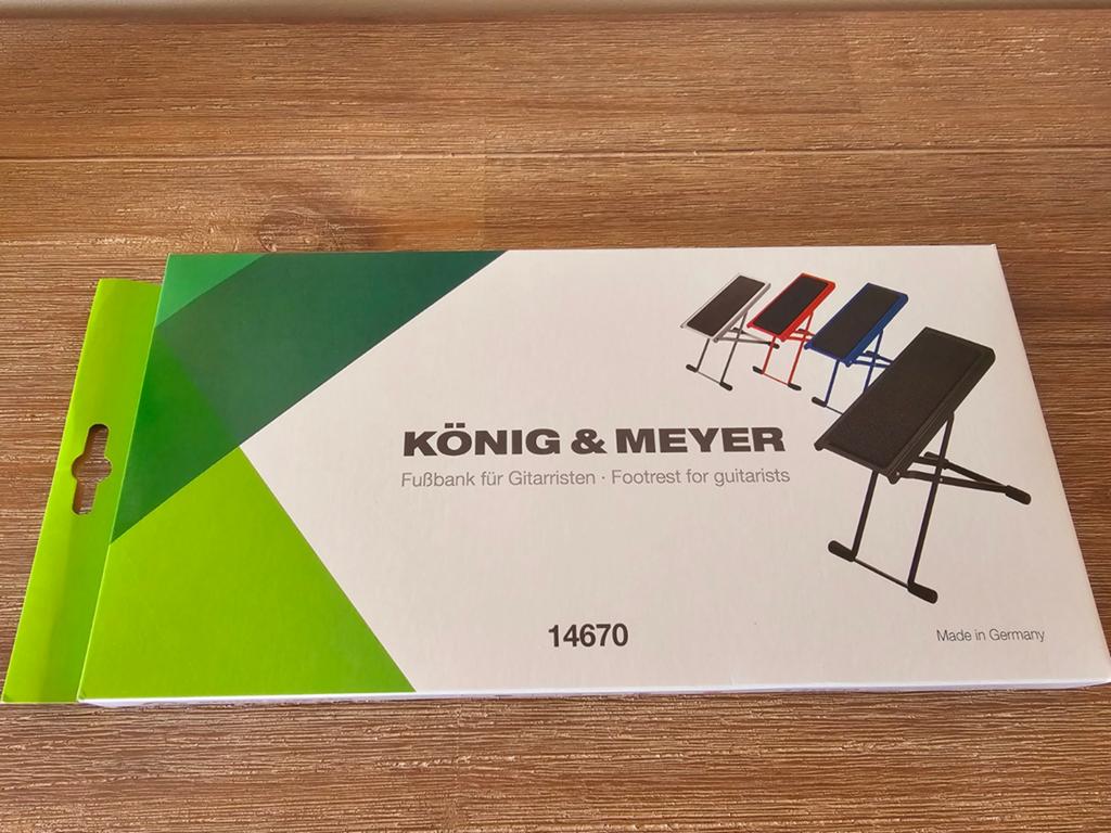 Voetbankje König & Meyer 14670 NIEUW, Muziek en Instrumenten, Ophalen of Verzenden, Nieuw