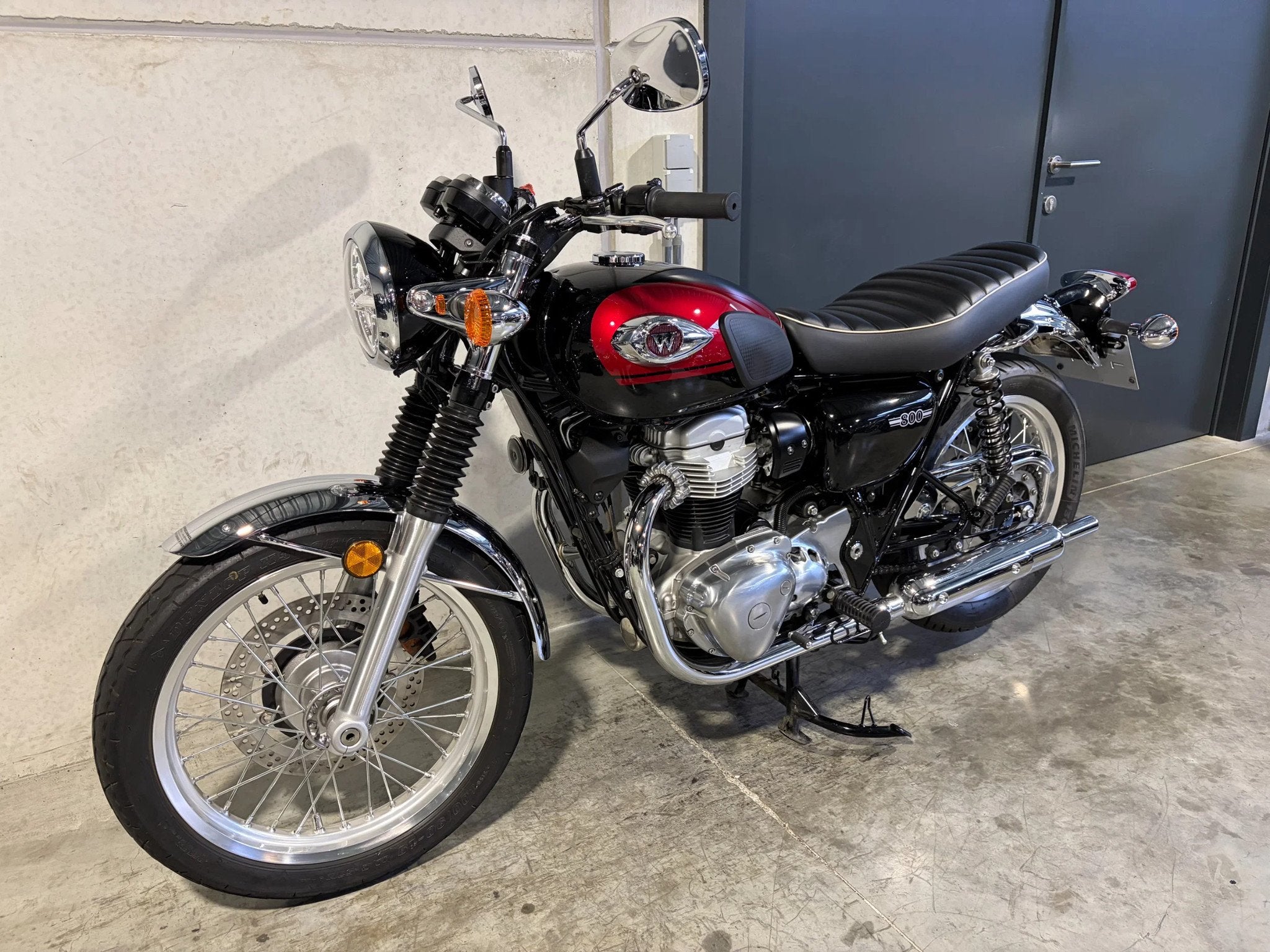 Kawasaki W800 in showroomstaat, Motos, Entreprise, Occasion, 800 cm³, 12 à 35 kW