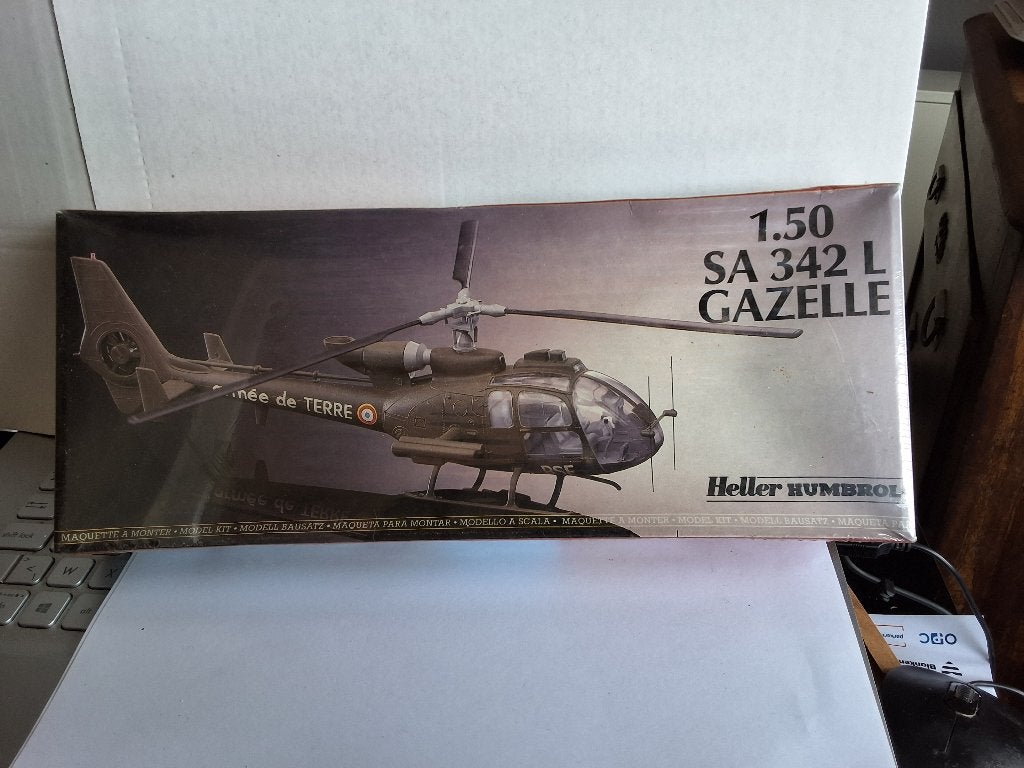 hélicoptère SA 342 L Gazelle, Hobby & Loisirs créatifs, Plus grand que 1:72, Enlèvement ou Envoi, Comme neuf, Heller