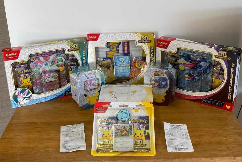 Full pack pokemon 30 years anniversary ETB, Enlèvement ou Envoi, Neuf, Booster box