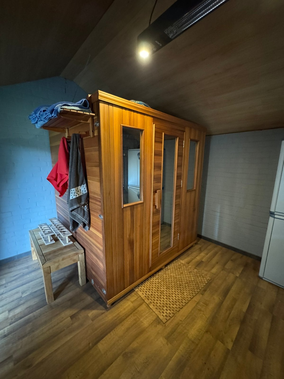 Infraroodsauna, Sport en Fitness, Ophalen, Zo goed als nieuw, Infrarood, Complete sauna