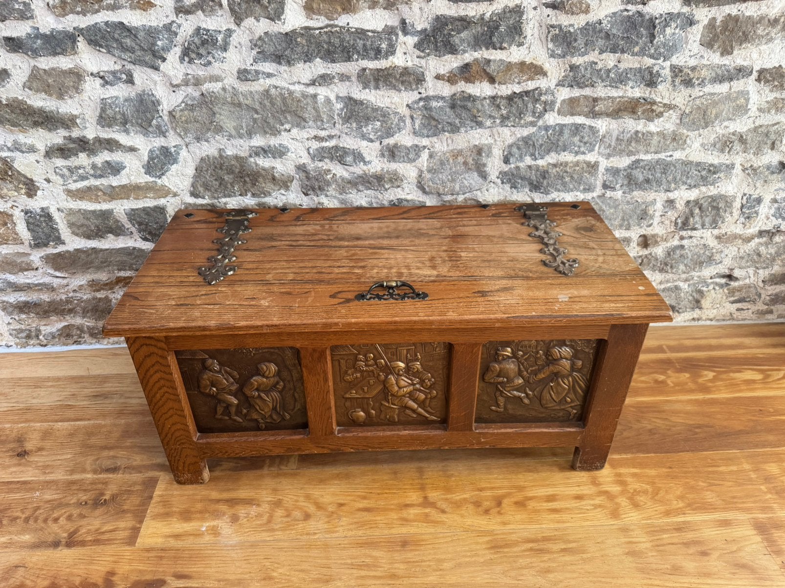 Coffre en bois, Moins de 50 cm, 50 à 100 cm, Enlèvement, Utilisé