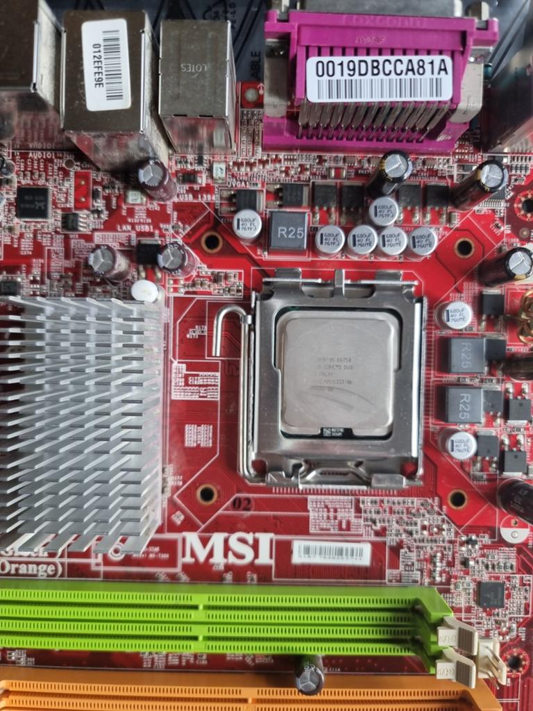 Retro moederbord MSI, Ophalen of Verzenden, Intel