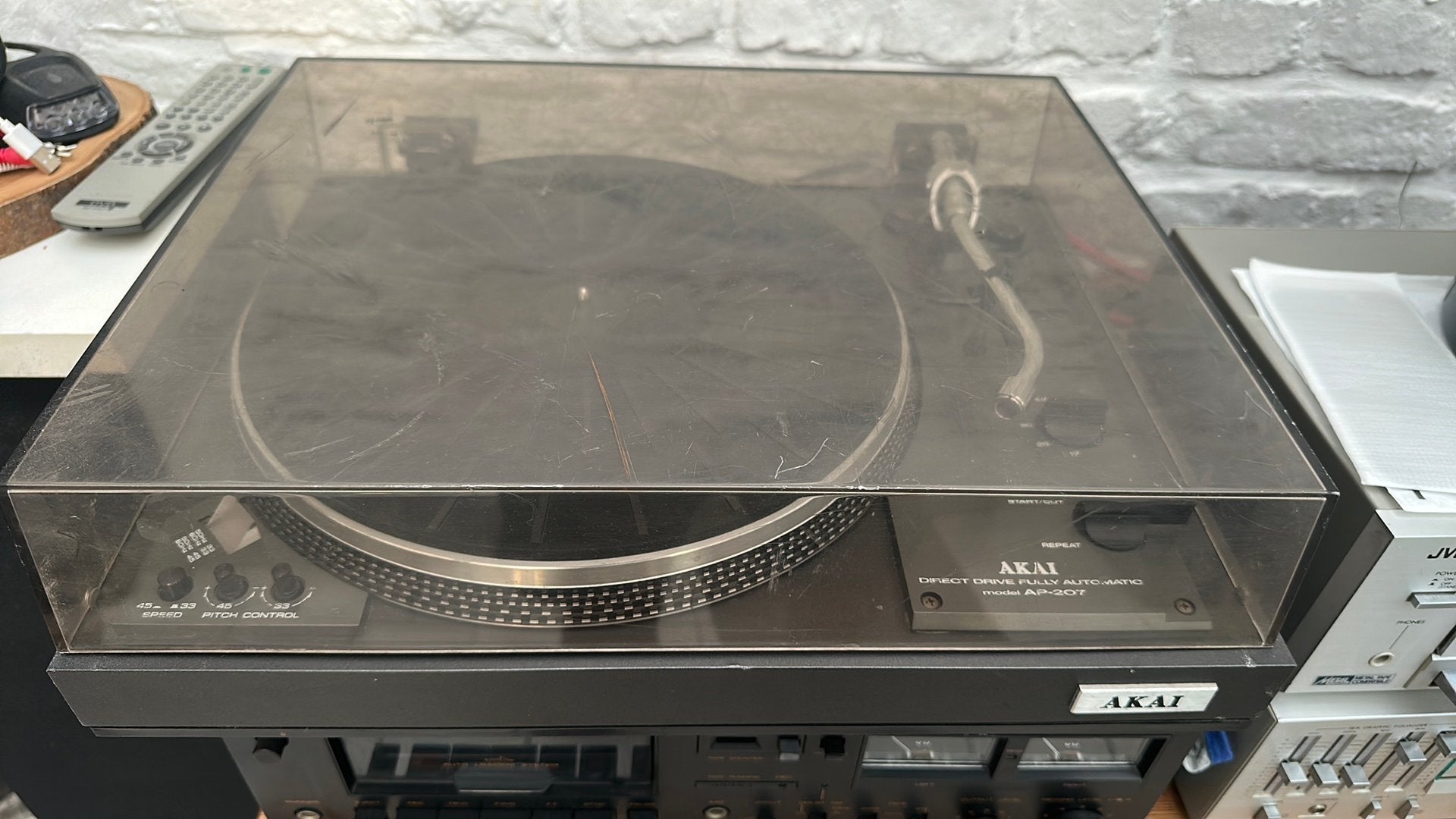 Akai AP 207 platenspeler, TV, Hi-fi & Vidéo, Tourne-disques, Enlèvement, Tourne-disque, Akai