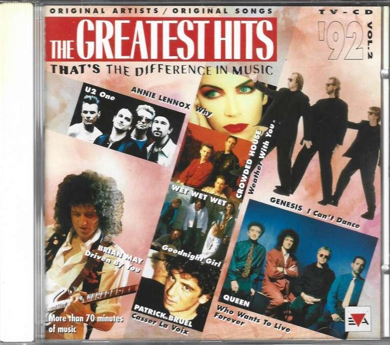 CD The Greatest Hits 1992 - Vol 2, Enlèvement ou Envoi, Neuf, dans son emballage, Pop rock