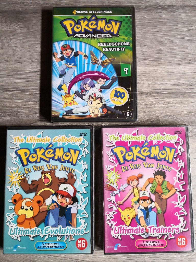 dvd's Pokemon uit te kiezen (nog in plastiek), Enlèvement ou Envoi, Néerlandais