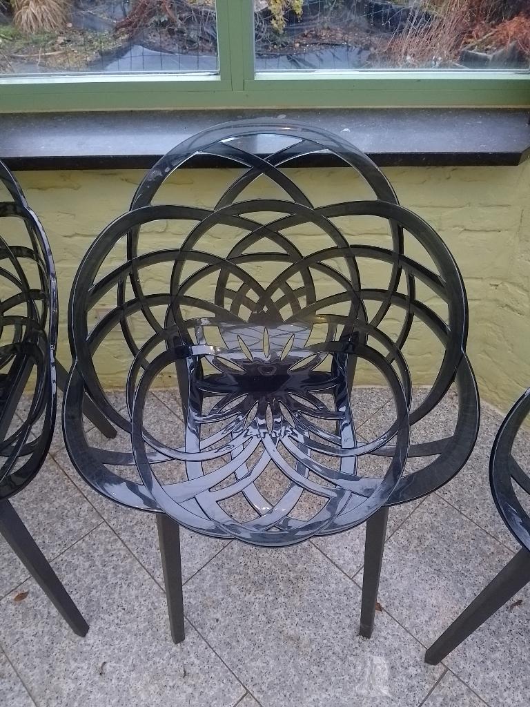 Chaise Flora de Papatya - ext. ou intérieur - 4 pcs à vendre, Gris, Enlèvement ou Envoi, Synthétique, Utilisé