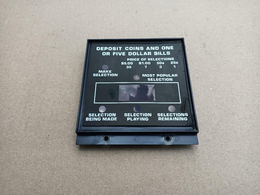 Digitale Display Rowe-AMi R85 (1980) jukebox, Envoi, Ami