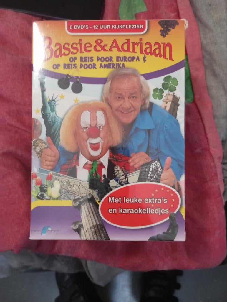 Op reis door Europa  op reis door Amerika met Bassie en Adri, Alle leeftijden, Ophalen of Verzenden, Nieuw in verpakking, Kinderprogramma's en -films