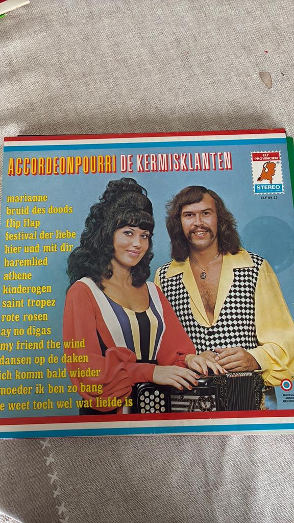 Lp accordeon we heirekels, Cd's en Dvd's, Vinyl | Wereldmuziek, Ophalen, Zo goed als nieuw
