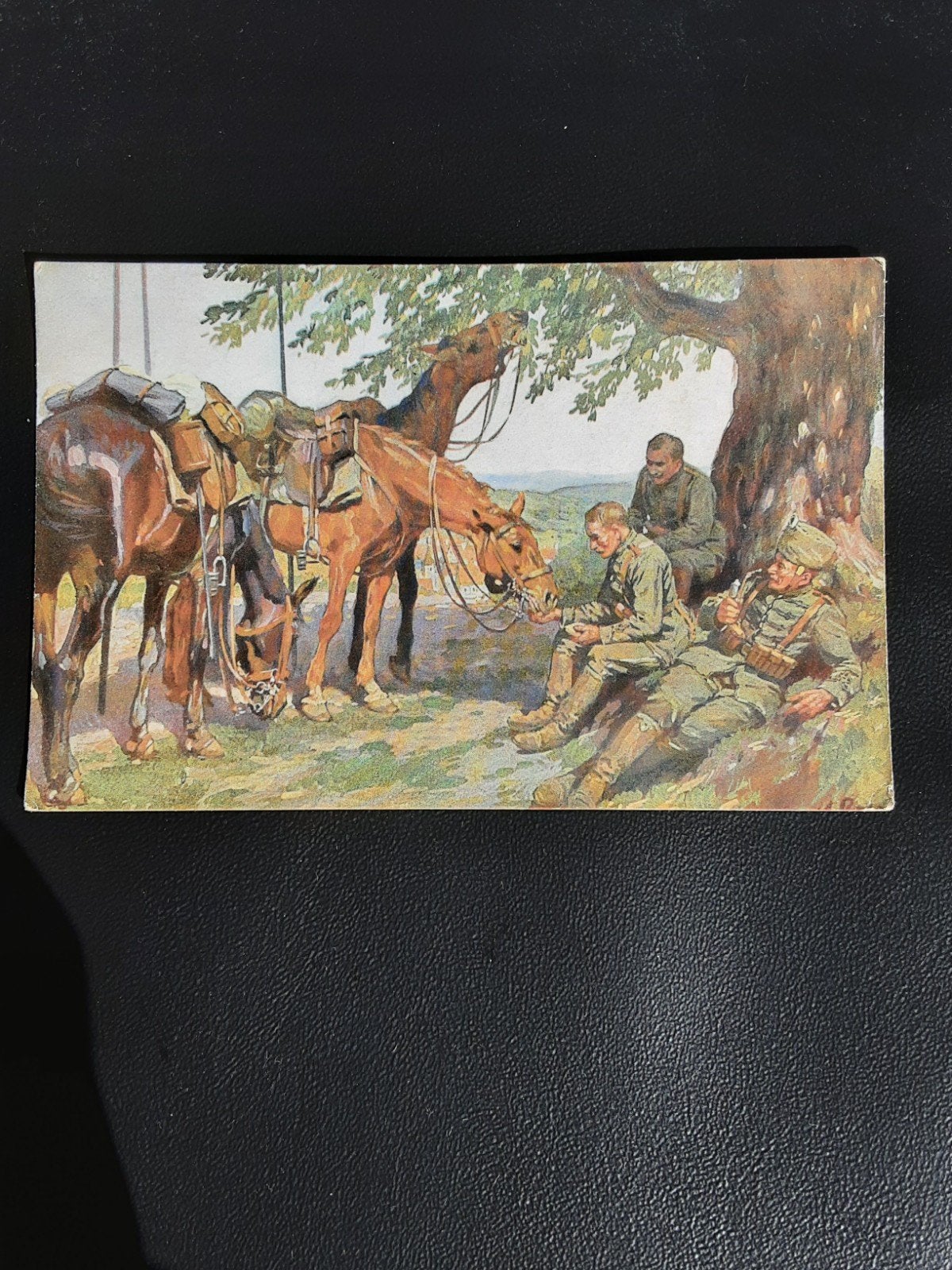Carte postale Armée Allemande 1915-1916, Enlèvement ou Envoi
