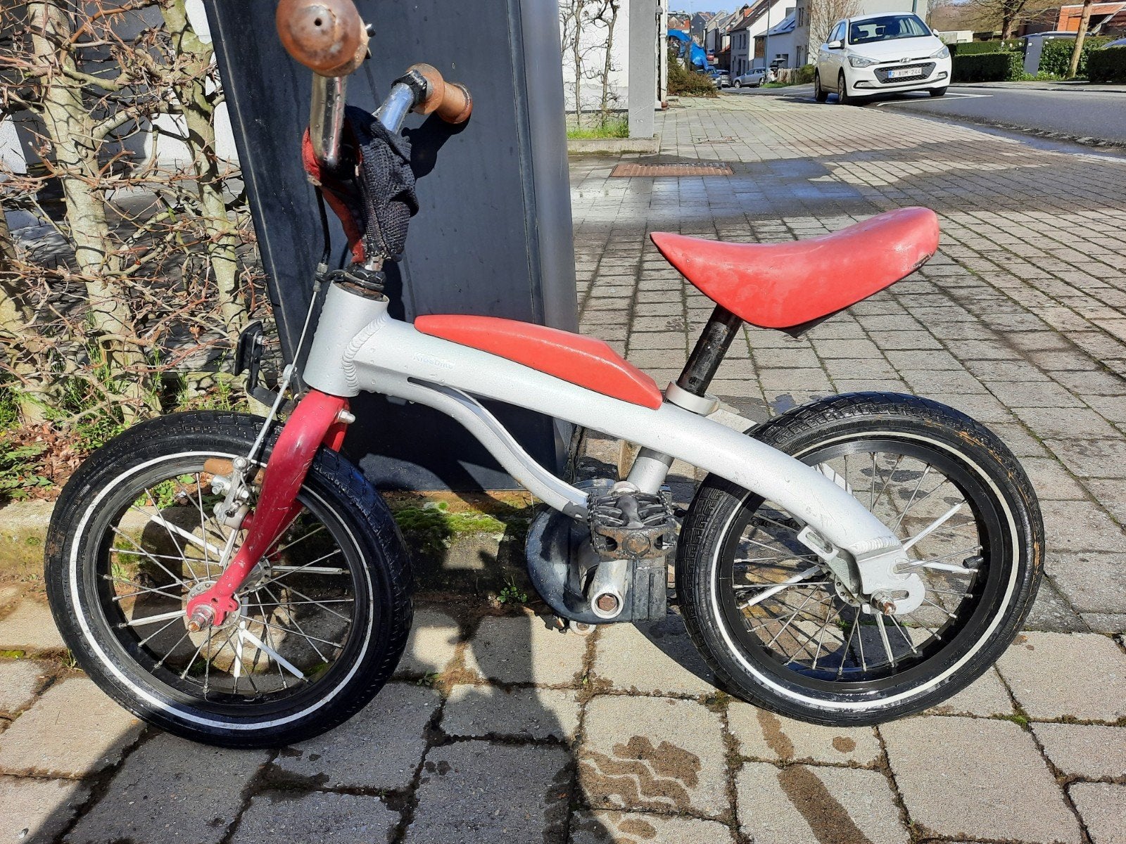 BMW Kidsbike 14" evolutionaire kinderfiets (loopfiets en fie, Gebruikt, Trommelrem, Minder dan 16 inch, Bmw