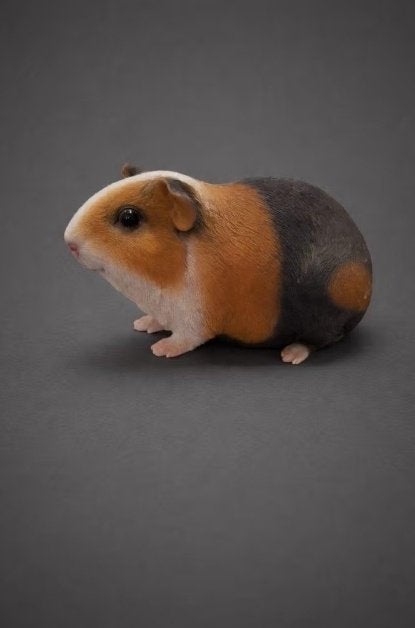 Zeer realistische decoratieve figuur van een cavia, Ophalen, Zo goed als nieuw, Dier