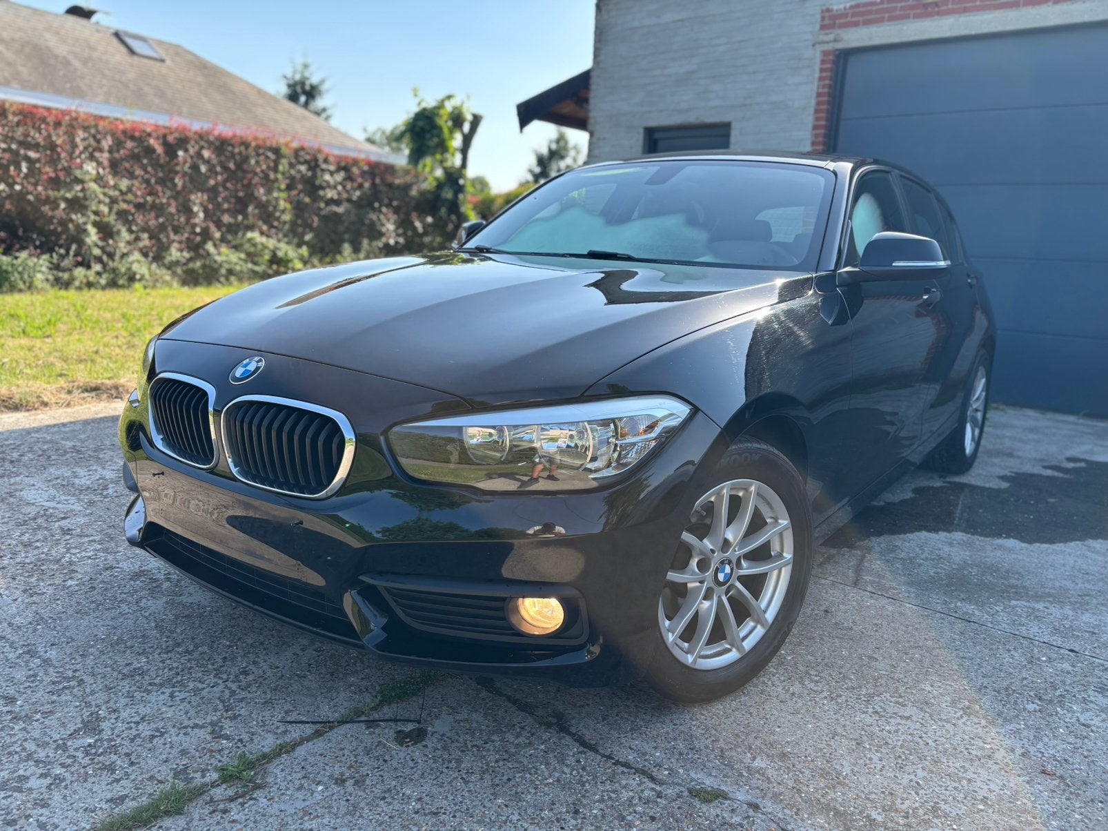 BMW 116I - Facelift - Benzine - Euro 6 - 159.489 Km - 2015, Auto's, BMW, 1498 cc, Zwart, 5 deurs, Particulier