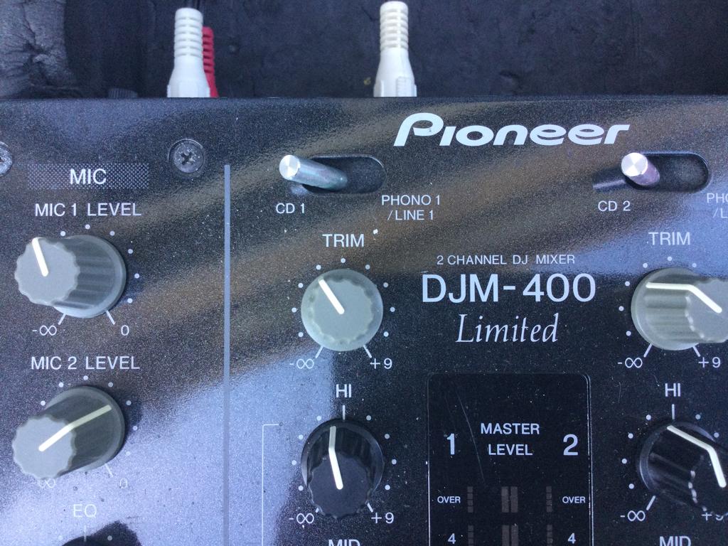 PIONEER djm400  limited edition blue + FLIGHT, Musique & Instruments, Enlèvement ou Envoi, Pioneer