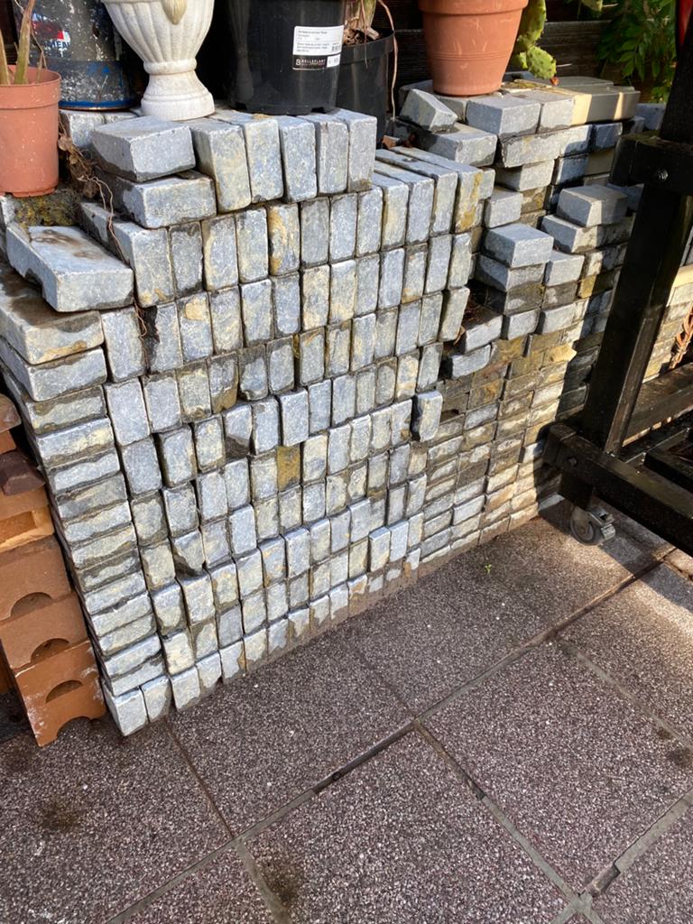 Stenen gratis. 19-10-5 cm, Tuin en Terras, Tegels en Klinkers, Ophalen, Zo goed als nieuw
