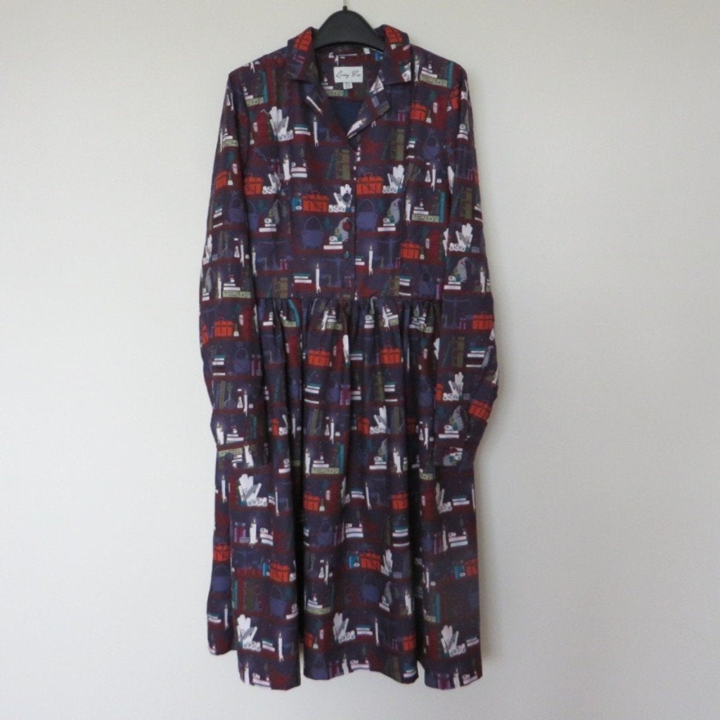 Lindy Bop jurk met print – maat 38 (UK 12), Lindy Bop, Ophalen of Verzenden, Gedragen, Maat 38/40 (M)